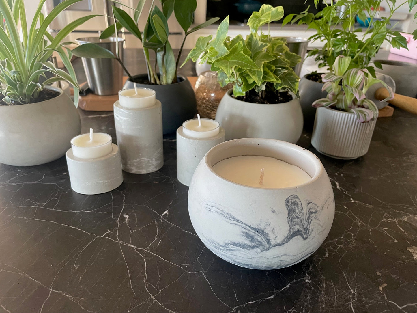 Cement 9oz Candle