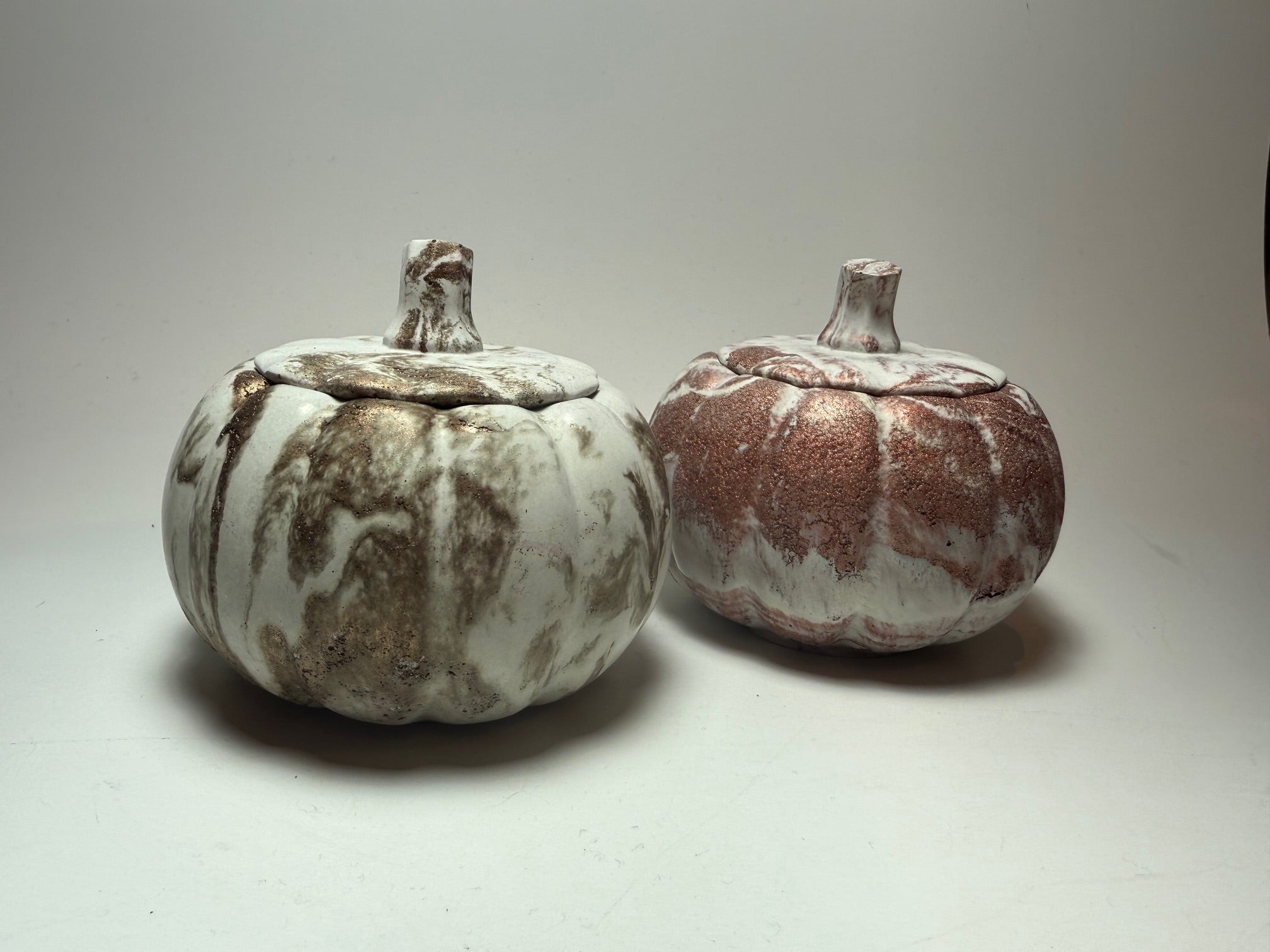 Cement Pumpkin Candle