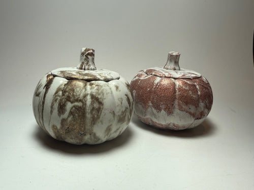 Cement Pumpkin Candle