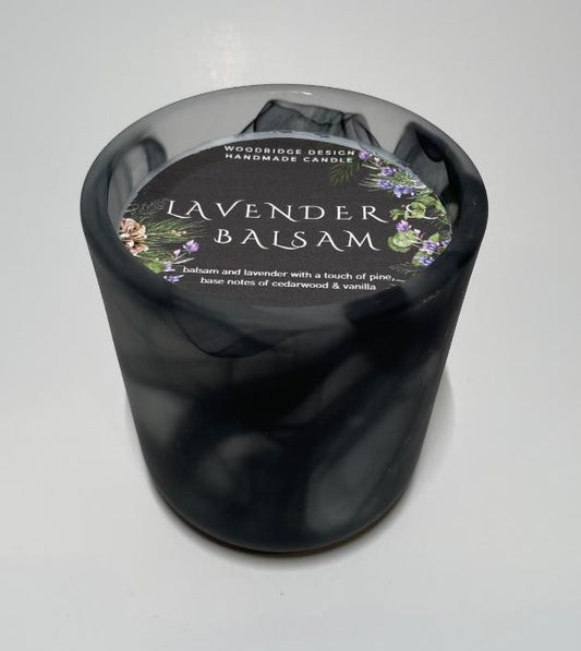 Lavender Balsam Smoke Glass Candle