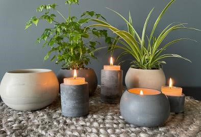 Cement Tea Light Holders