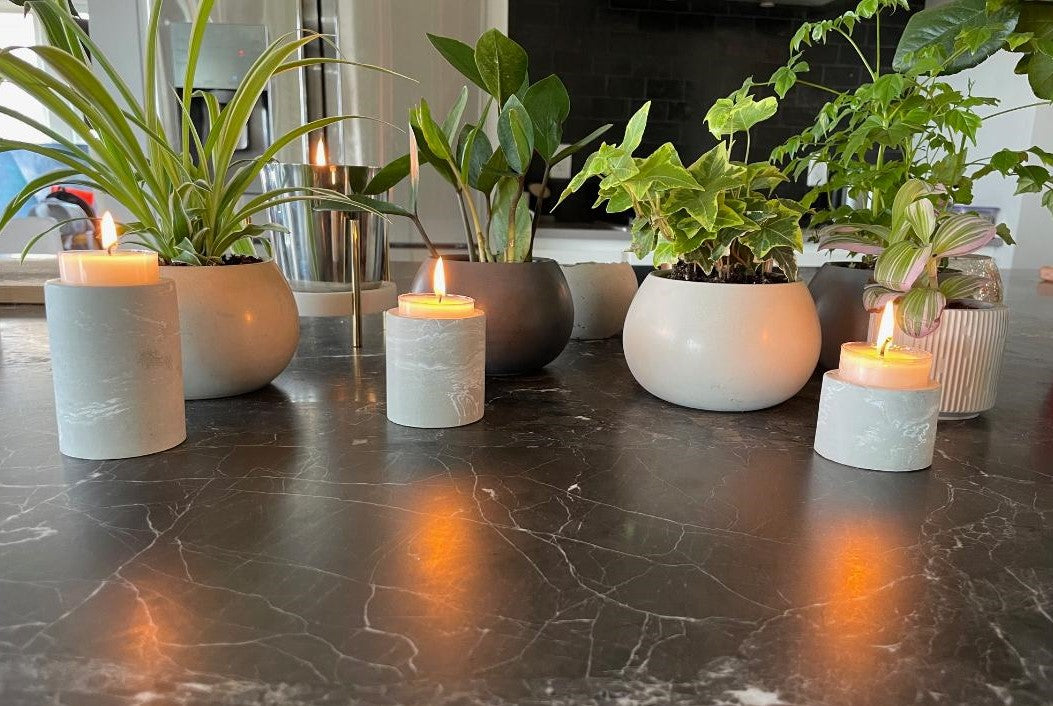 Cement Tea Light Holders