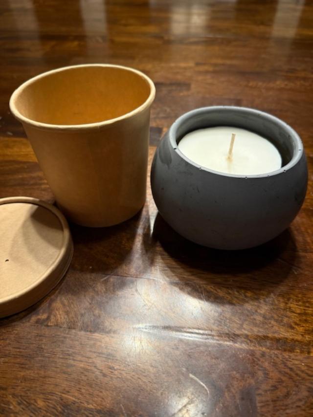 Candle Refill for Cement or Smoke Glass