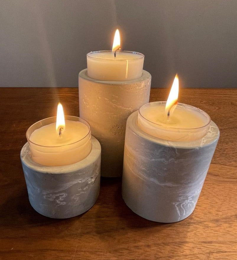 Cement Tea Light Holders