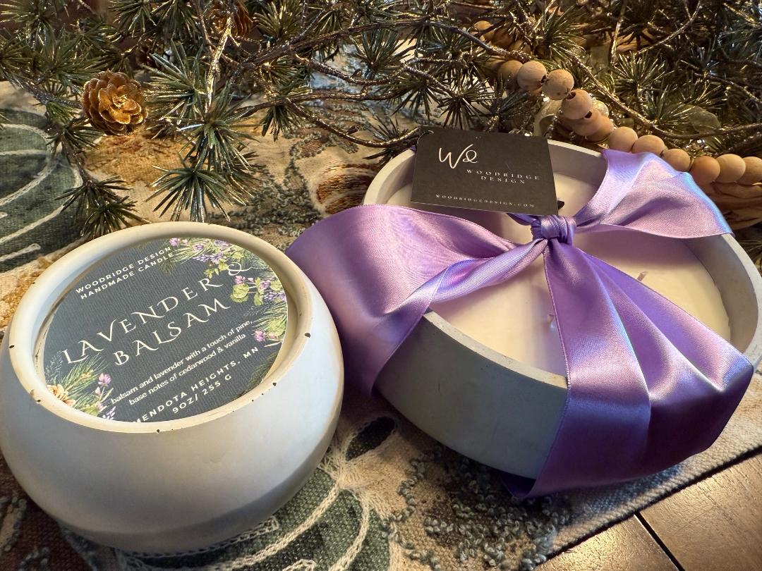 Lavender Balsam Cement 16oz Candle