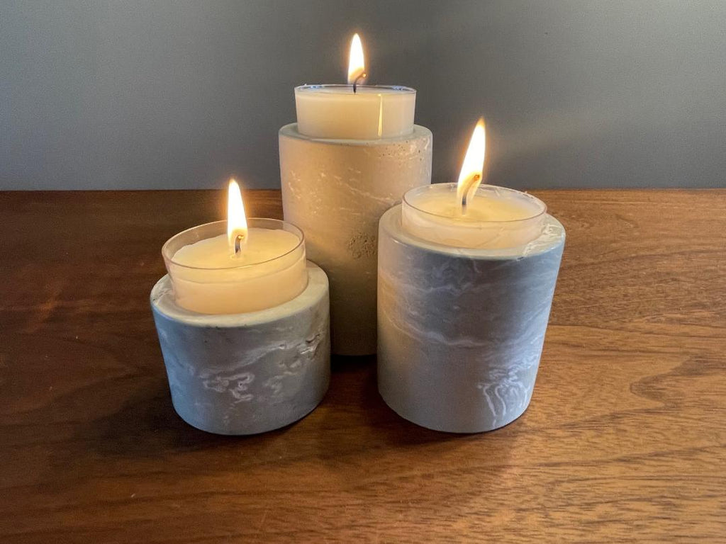 Cement Tea Light Holders