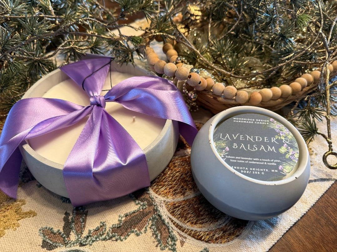 Lavender Balsam Cement 16oz Candle