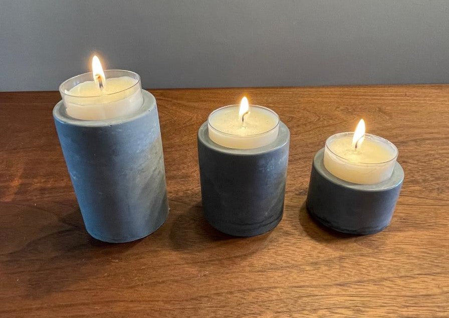 Cement Tea Light Holders