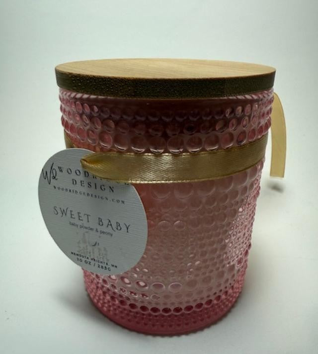 Large Baby Bubble Glass Candle